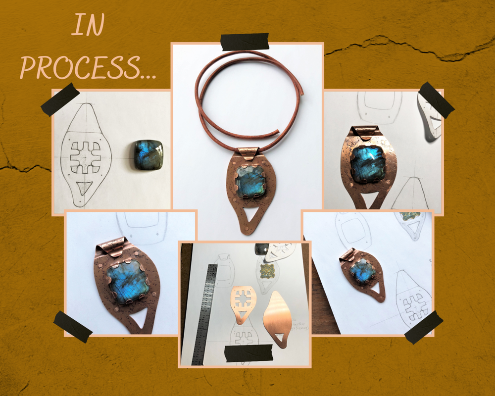 process photos of pendant